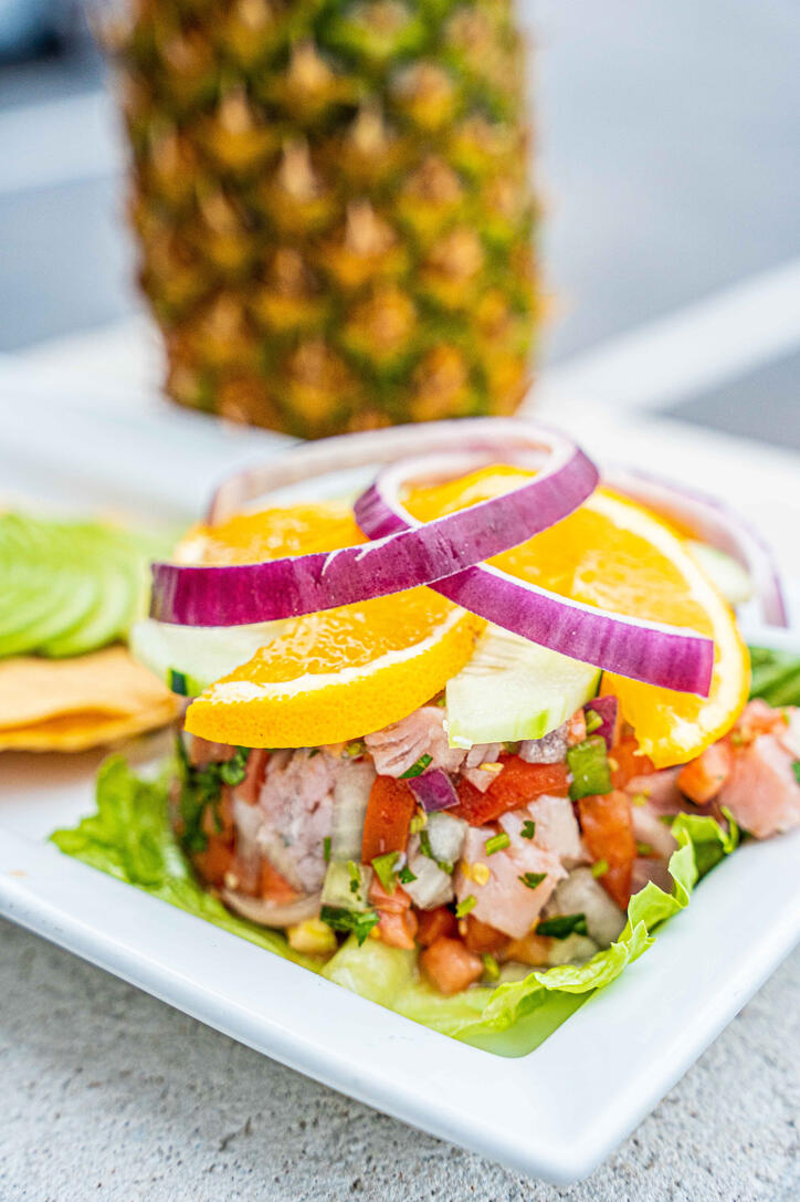 Tostadas de Ceviche